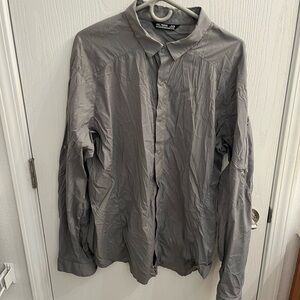 Arc'teryx Light Gray Checkered Shirt